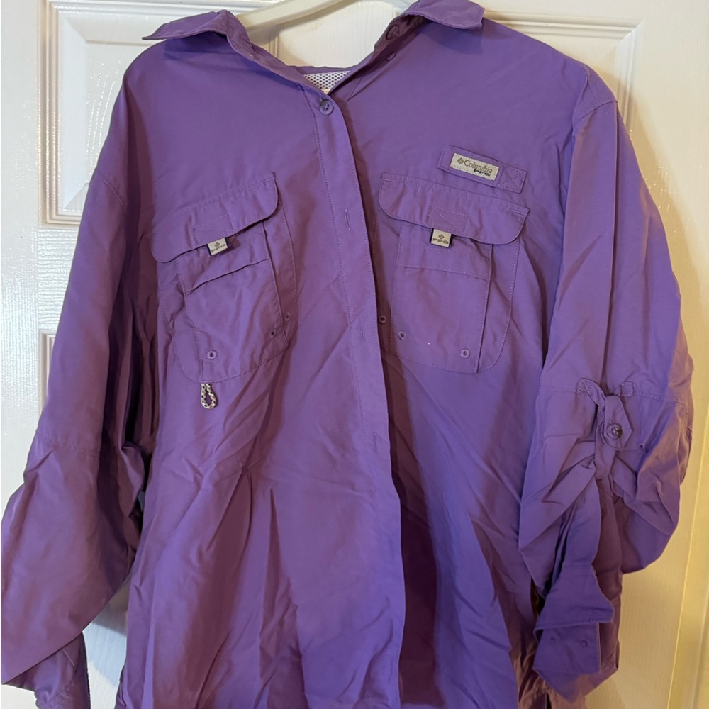 Columbia Violet Outdoor Shirt